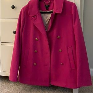 J Crew pink jacket